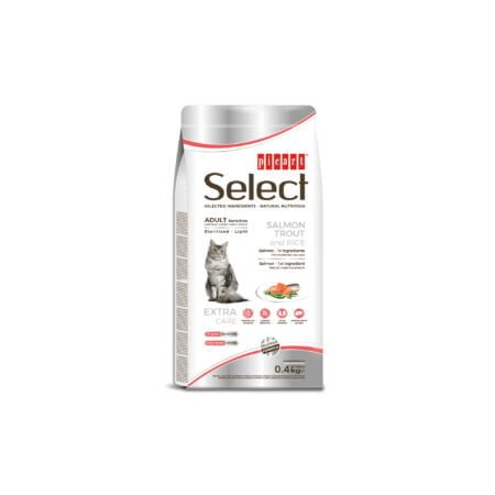 SELECT CAT SENSITIVE STERILISED LIGHT 0.4 KG