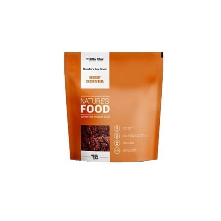 NATURES FOOD BEEF DINNER  BREEDERS RAW BOOST 1KG