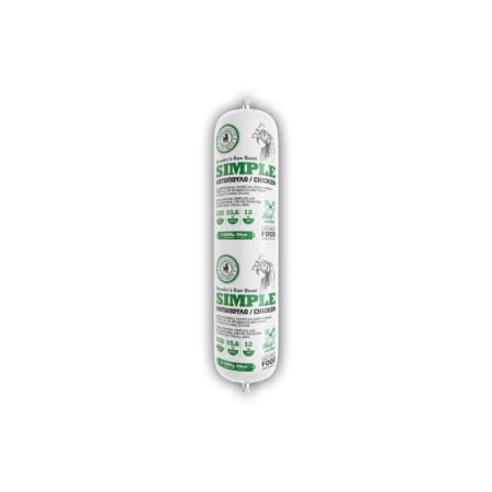 NATURES FOOD SIMPLE FROZEN SAUSAGE 1KG
