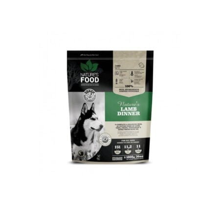 NATURES FOOD LAMB DINNER PATTIES 1KG