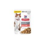 HILLS SP ADULT CAT STERILISED SALMON CHUNKS POUCH 85gr