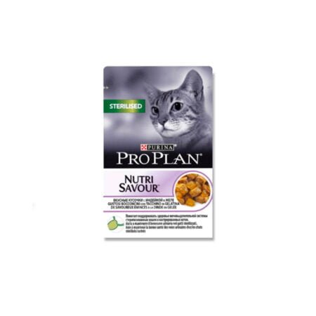 PRO PLAN STERILISED CAT CIJ TURKEY 85gr