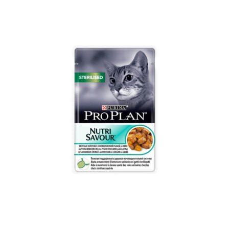 PRO PLAN STERILISED CAT FISH 85GR