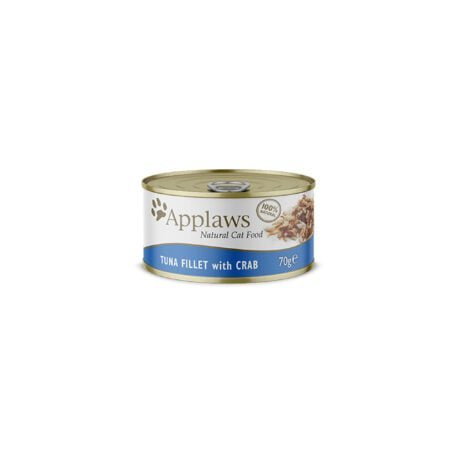 APPLAWS Cat Tuna and Crab In Broth Tin 70gr