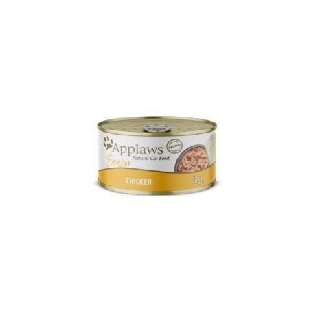 APPLAWS CAT SENIOR CHICKEN IN JELLY TINS 70gr