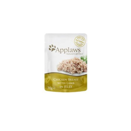 APPLAWS CAT CHICKEN AND LAMB JELLY POUCH  70gr
