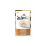 SCHESIR CAT CHICKEN SLICES IN GRAVY POUCH 85 GR