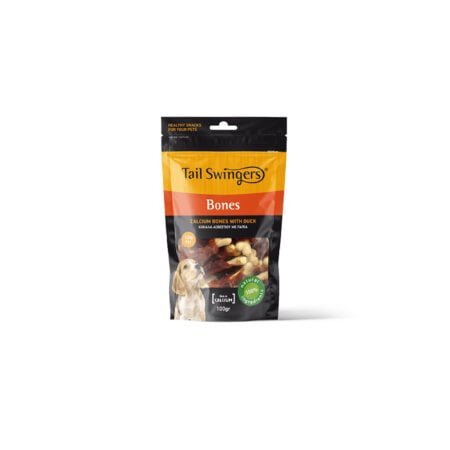 TAIL SWINGERS PUPPIES CALCIUM BONES WITH DUCK 100gr