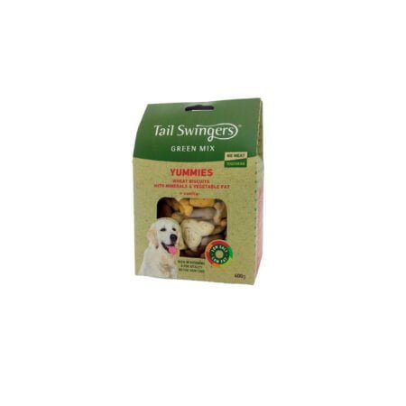 TAIL SWINGERS BISCUITS GREEN MIX YUMMIES 400gr