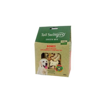 TAIL SWINGERS BISCUITS GREEN MIX BONES 400gr