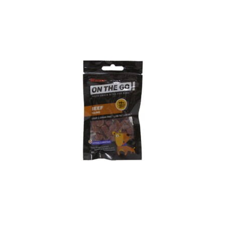 ON THE GO DOG BEEF BITES 25gr