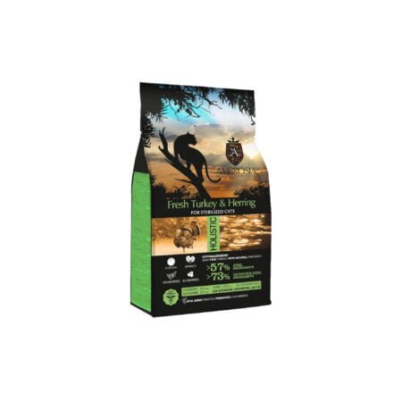 AMBROSIA CAT ADULT STERILISED TURKEY AND HERRRING 5KG