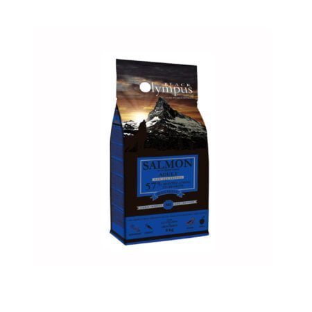 BLACK OLYMPUS ADULT MEDIUM SALMON  AND BROWN RICE 12KG