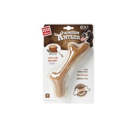 GIGWI CHEW WOODEN ANTLER LARGE
