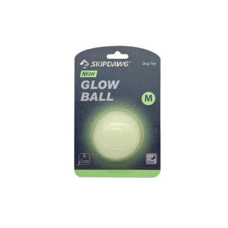 GIGWI NEON GLOW BALL MEDIUM
