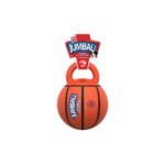 GIGWI JUMBALL BASKETBALL WITH HANDLE ORANGE SIZE MEDIUM