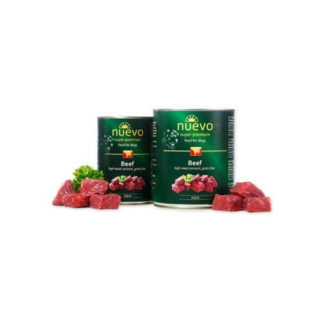 NUEVO CAN ADULT BEEF 800GR