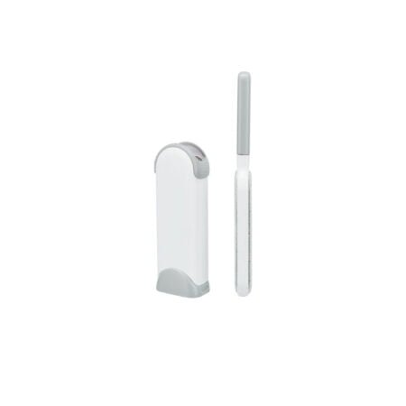 TRIXIE LINT BRUSH WITH CLEANING BASE 33CM WHITE GREY