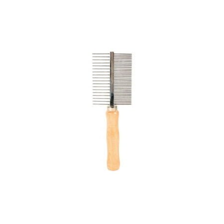 COMB DOUBLE SIDED MEDIUM WIDE TEETH 17CM