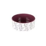 BOWL CERAMIC 0.8 L 16CM WHITE/BERRY