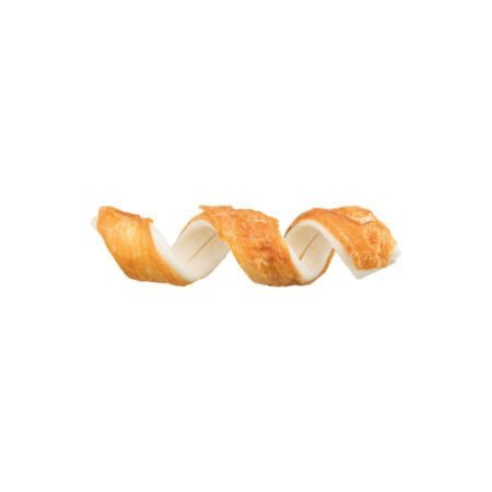 € 2.00 DENTA FUN CHICKEN  CHEWING CURL BULK 15CM 35GR