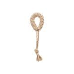 PLAYING ROPE W RING HEMP/COTTON 32CM