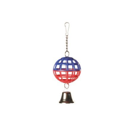 LATTICE BALL WITH CHAIN AND BELL 7 CM