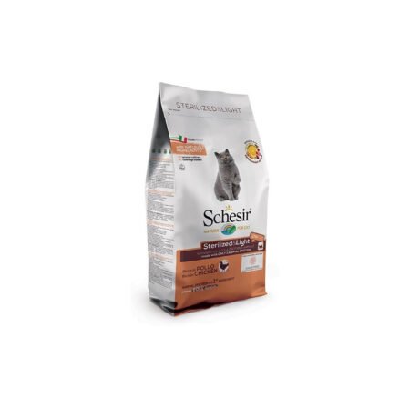 SCHESIR CAT STERILISED AND LIGHT CHICKEN 1.5 KG