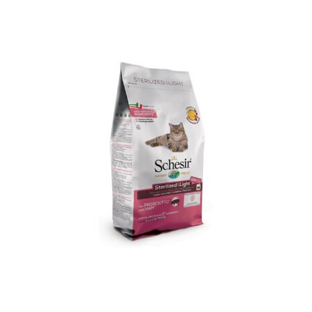 SCHESIR CAT STERILISED AND LIGHT HAM 1.5 KG