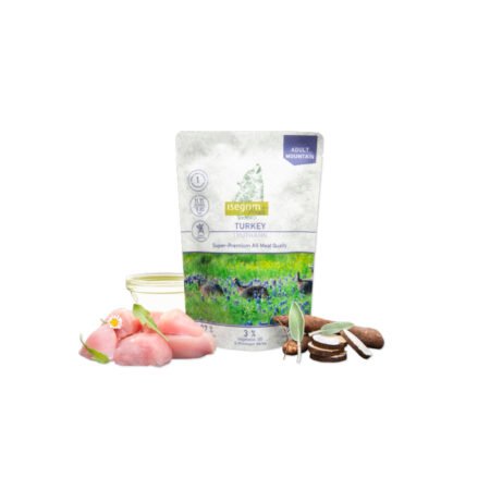 ISEGRIM CAN ADULT TURKEY MONOPROTEIN POUCH 410GR