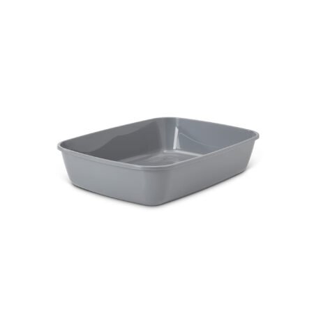 LITTER TRAY IRIZ 50CM COOL GREY 50*36.5*11.5CM