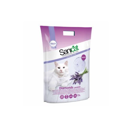 SANICAT DIAMONDS LAVENDER 15 ltr