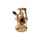 CAT PLAYGROUND INDIAN HAMMOCK BEIGE CAPPUCCINO 60*60*92cm