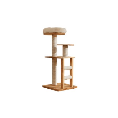 CAT PLAYGROUND WOODY SIMPLY AND SOFT  45*45*105cm