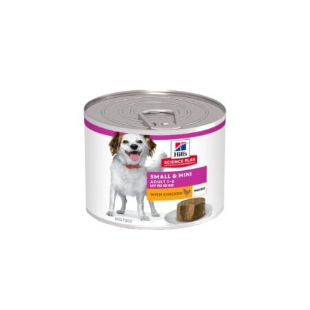 HILLS SP CAN ADULT SMALL AND MINI CHICKEN MOUSSE 200gr