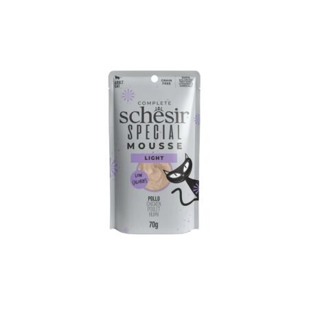 SCHESIR CAT SPECIAL LIGHT CHICKEN  MOUSSE POUCH 70gr
