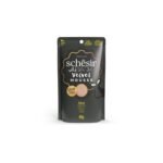 SCHESIR CAT AFTER DARK VELVET CHICKEN MOUSE POUCH 80gr