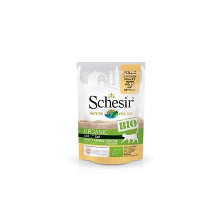 SCHESIR BIO CAT CHICKEN POUCH 85GR