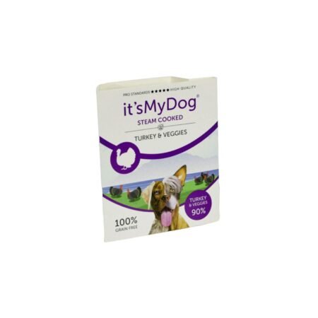 ITS MY DOG STEAMED COOKED TURKEY AND VEGGIES 395gr