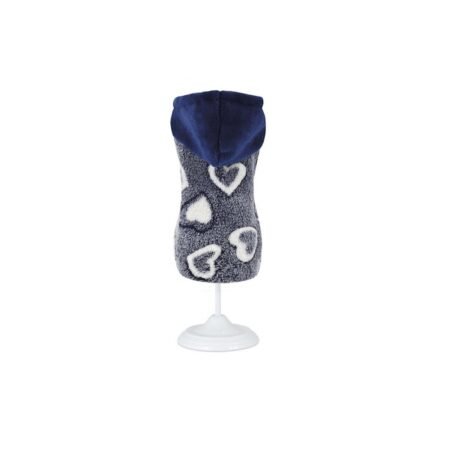 FLEECE HOODIE NAVY 45CM