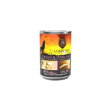 AMBROSIA  DOG GROWTH CHICKEN AND FISH 400gr