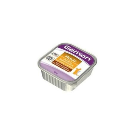 GEMON CAT CHICKEN VEGET CHUNKIES PATE  100gr