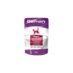 GEMON CAT ADULT BEEF VEGETABLES POUCH 100gr