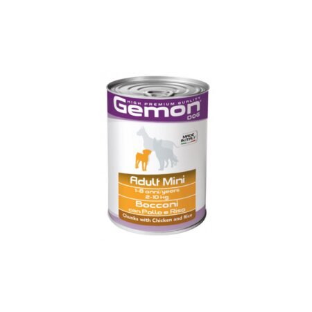 GEMON DOG MINI CHICKEN RICE CHUNKIES 415GR
