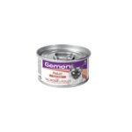 GEMON CAT ADULT CHICKEN AND SALMON MOUSSE IN TINS 85GR