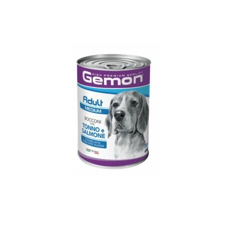 GEMON DOG ADULT MEDIUM TUNA  SALMON CHUNKIES 415KG