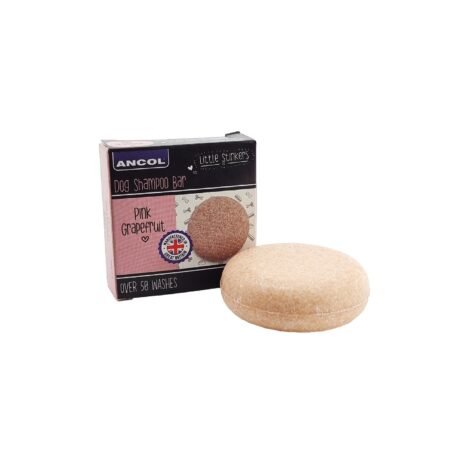 ANCOL LITTLE STINKERS DOG SHAMPOO BAR PINK GRAPEFRUIT 50gr