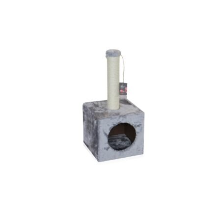 CAT TREE  CUBE GREY 35X35X62CM
