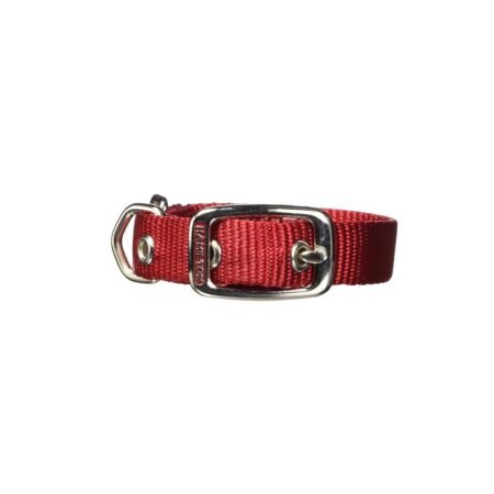 DELUXE DOG COLLAR RED 12 ST 5 8