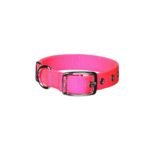 HAMILTON DELUXE DOG COLLAR HOT PINK 18 DD 1 DT